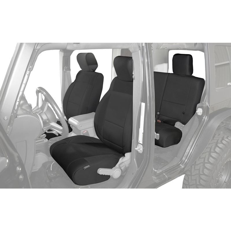Neoprene Seat Covers, Black - JK 4 Door