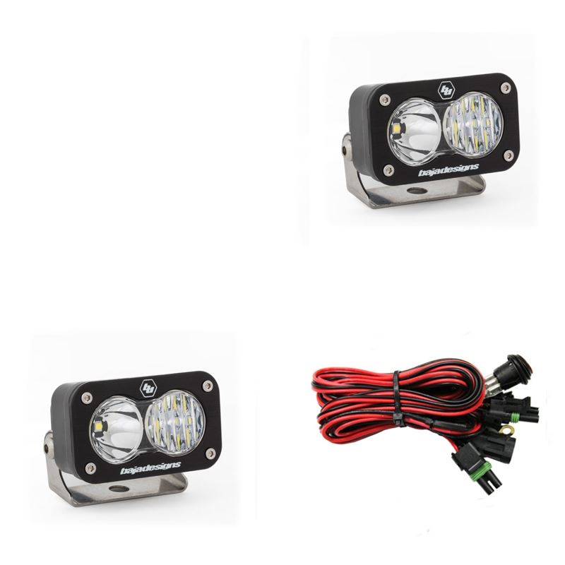 LED Work Light Clear Lens Driving Combo Pattern Pa