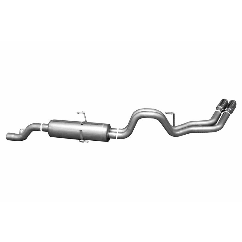 Cat Back Dual Sport Exhaust System, Aluminized 640