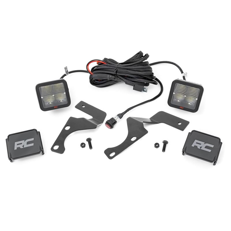 LED Light Kit Ditch Mount 2" Spectrum Spot Pa