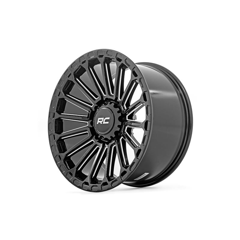 97 Series Wheel - One-Piece - Gloss Black - 22x10