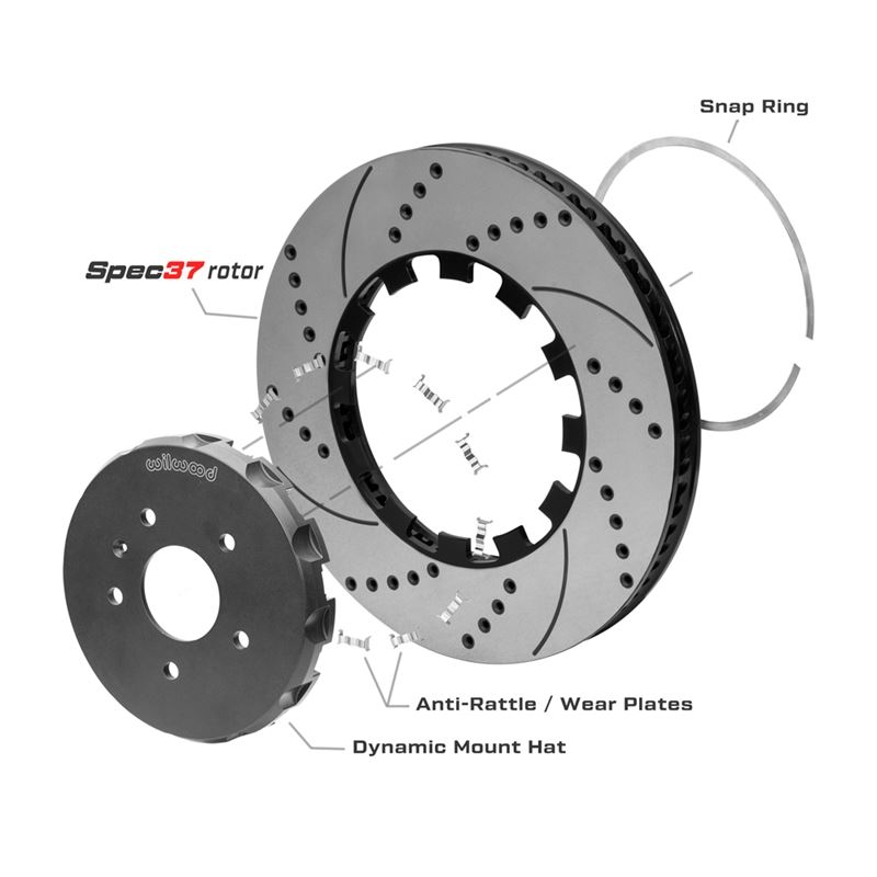 SRP Rotor and Lug Drive Hat Assembly