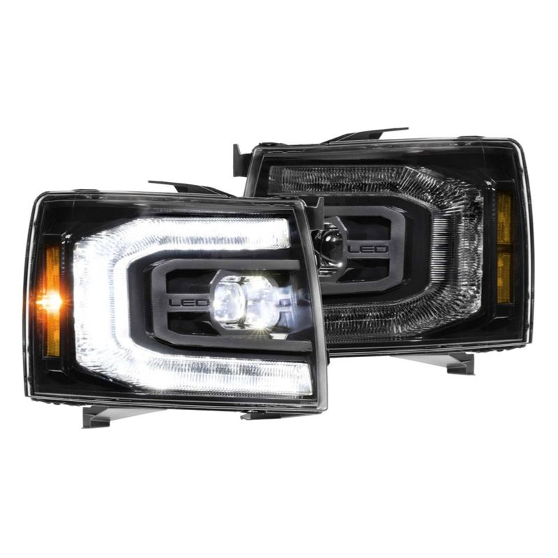 XB LED Headlights: Chevy Silverado (07-13) (Pair /