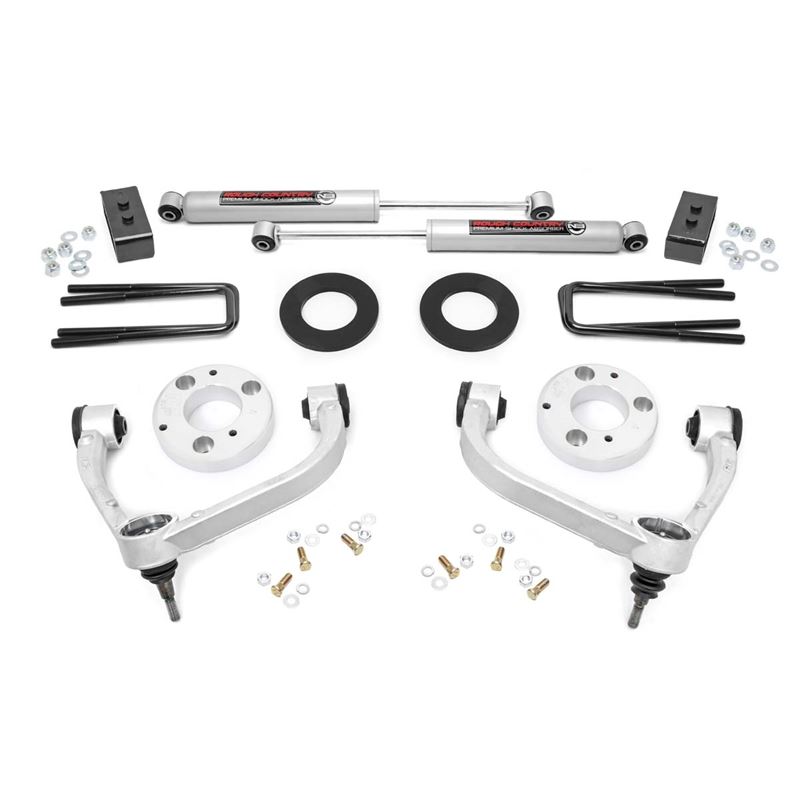 Rough Country 54540-RC 3 Inch Lift Kit, M1 Struts, 14-20 Ford F-150 4WD