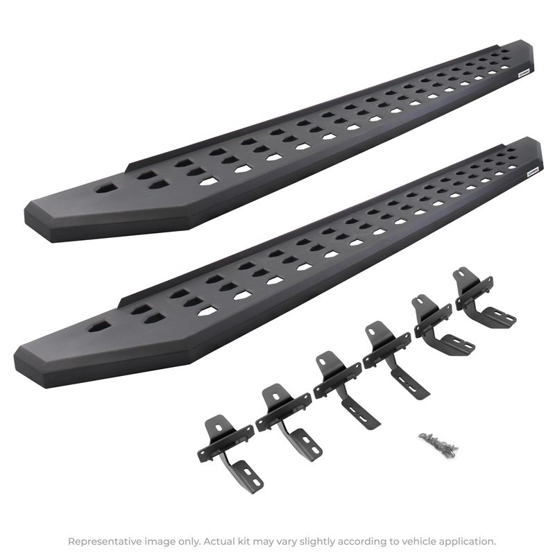 RB20 Running Boards with Mounting Brackets Kit - D