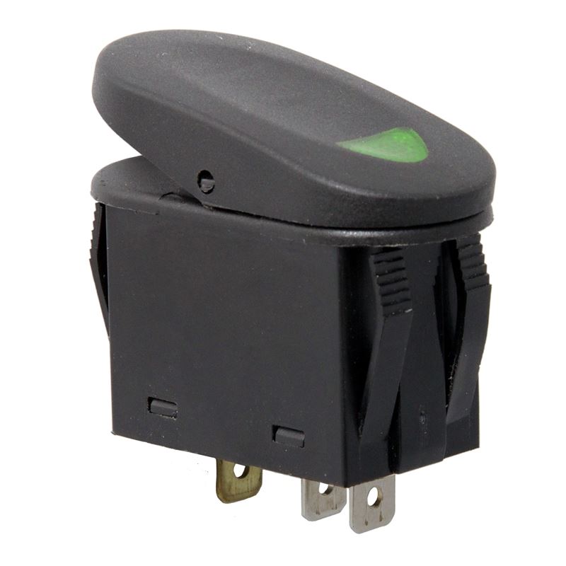 2-Position Rocker Switch, Green