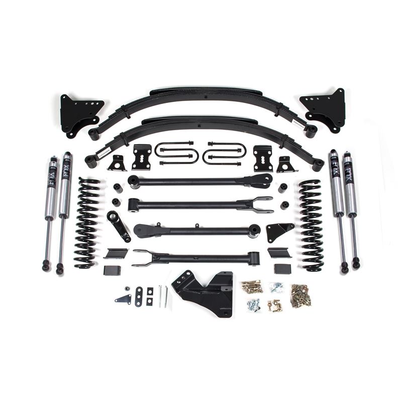 4 Inch Lift Kit w/ 4-Link - Ford F250/F350 Super D