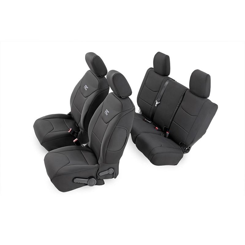 Seat Covers Front and Rear 4-Door Jeep Wrangler Un