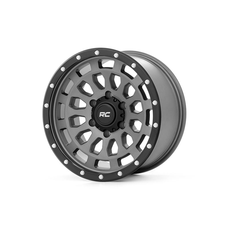 87 Series Wheel Simulated Beadlock Gray/Black 17x8
