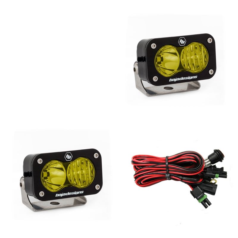 Wide Cornering LED Amber S2 Pro Pair