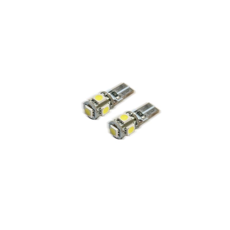 ORACLE T10 5 LED 3 Chip SMD Bulbs (Pair)Amber