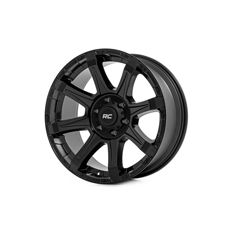 81 Series Wheel One-Piece Semi Gloss Black 20x10 6