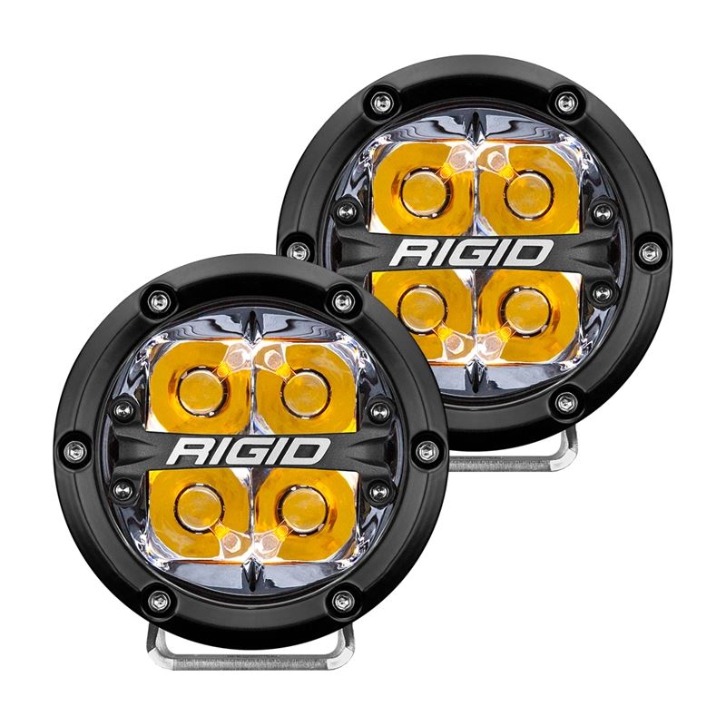 360-Series 4 Inch Led Off-Road Spot Beam Amber Bac