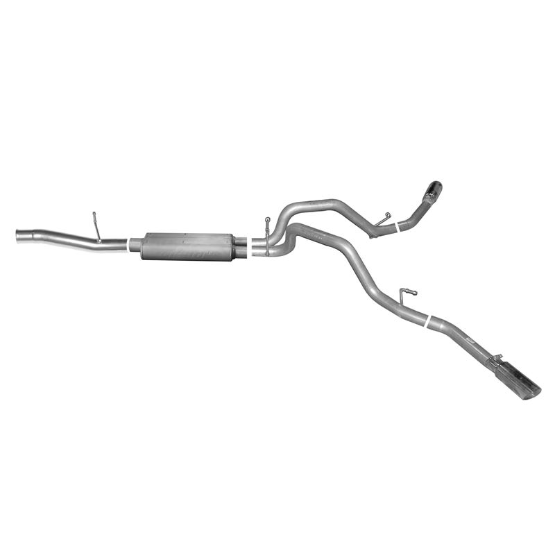 Cat Back Dual Extreme Exhaust System, Stainless 65