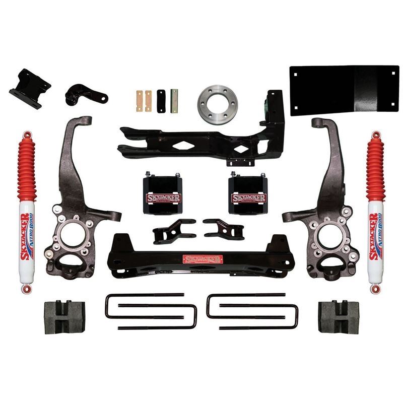 Suspension Lift Kit w/Shock 6 Inch Lift 15-19 Ford