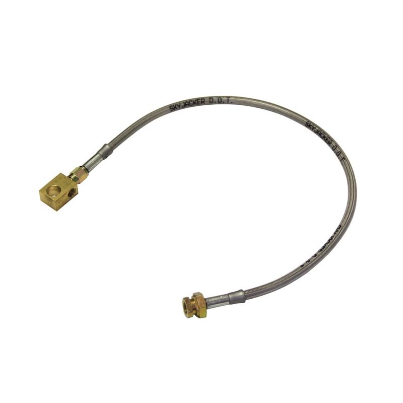 Dodge Stainless Steel Brake Line 82-89 W Series Fr