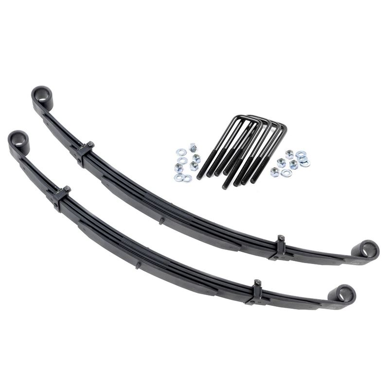 Front Leaf Springs 4 Inch Lift Pair 80-97 Ford F-2