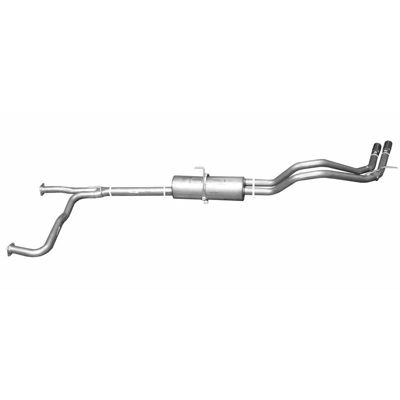 Cat Back Dual Sport Exhaust System, Stainless 6830