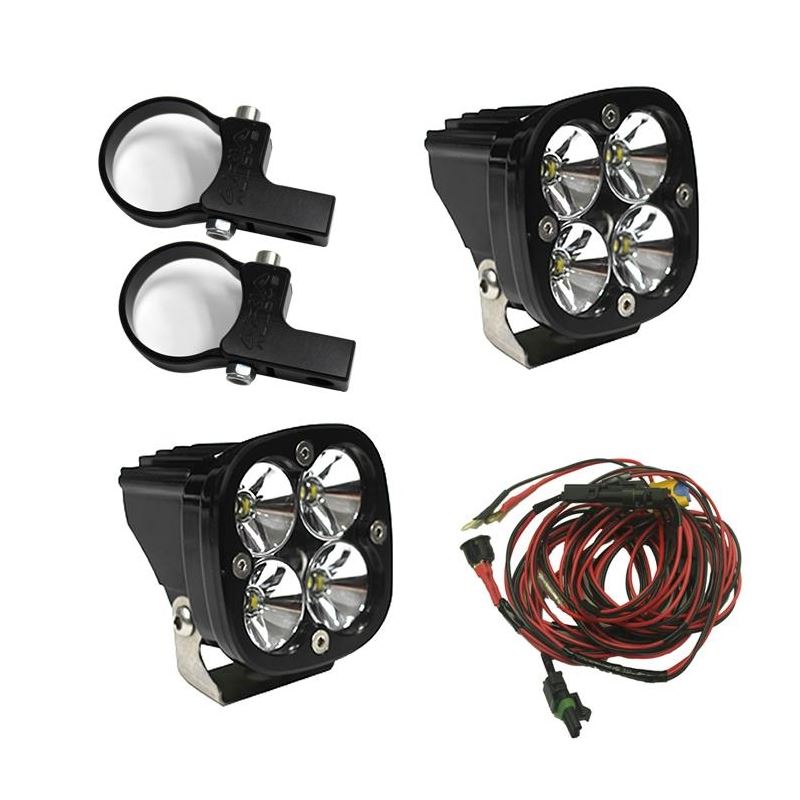 LED Light Pods Kit W/Horiz Mounts 2.00 Inch Harnes