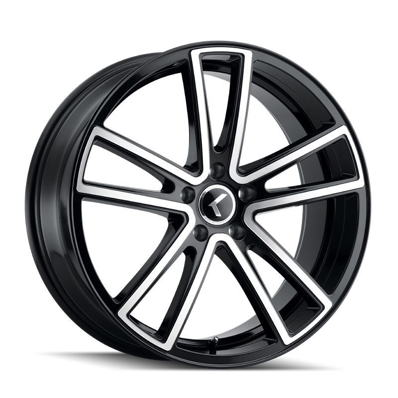 190 (190) BLACK/MACHINED FACE 22X8.5 5-114.3 38MM