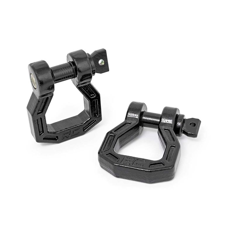 D-Ring Forged Pair Black (RS118)