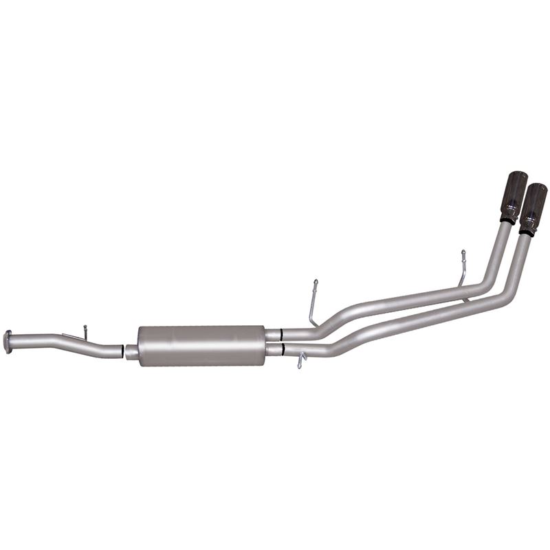Cat Back Dual Sport Exhaust System, Aluminized 557
