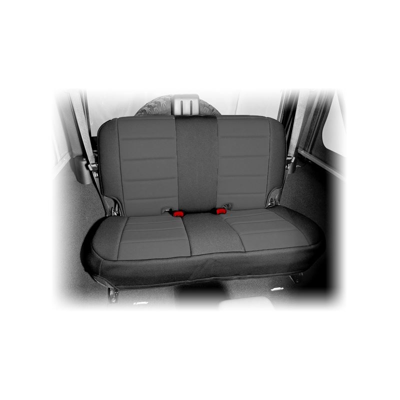 Neoprene Rear Seat Cover, Black; 07-16 Jeep Wrangl
