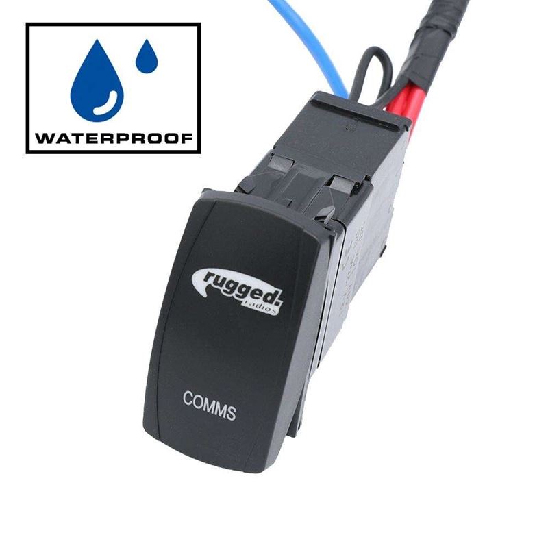 Rocker Power Switch for Waterproof Mobile Radios a