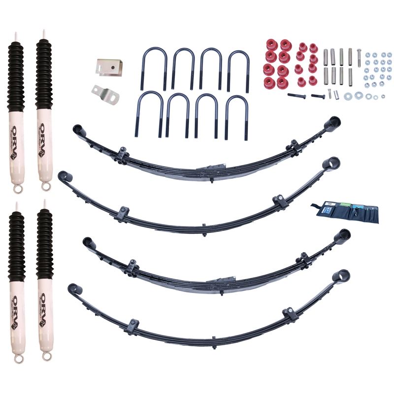 4 Inch Lift Kit with Shocks; 87-95 Jeep Wrangler Y