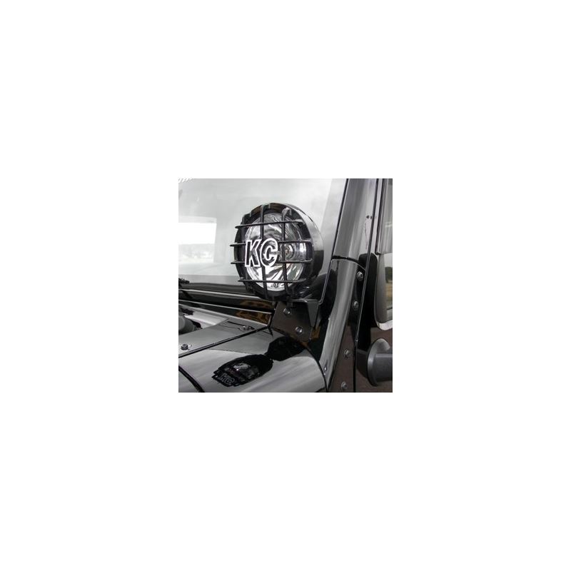 Windshield A-Pillar Light Mount Brackets for Jeep