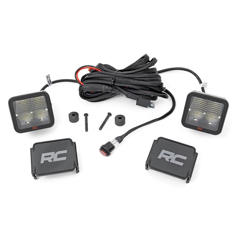 LED Light Kit Cowl Mount 2" Spectrum Pair Jee