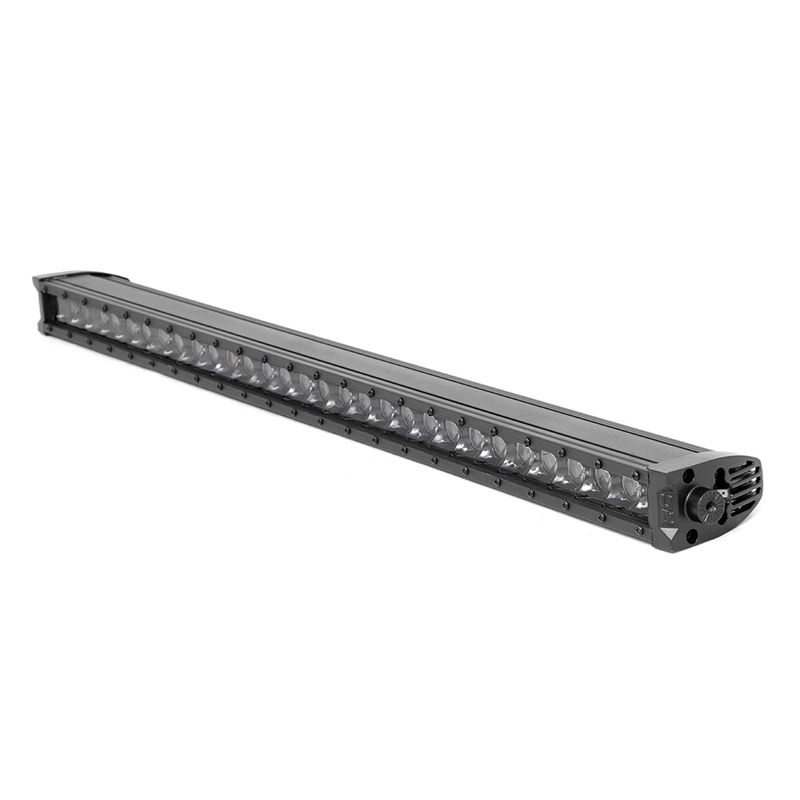 30 Inch Black Series LED Light Bar Single Row Cool