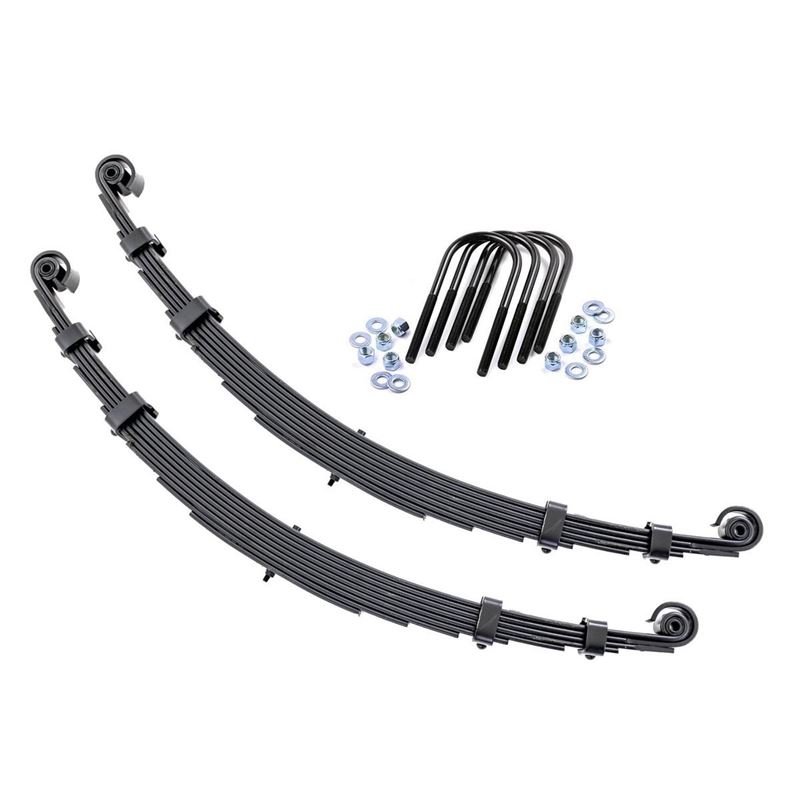 Front Leaf Springs 2.5 Inch Lift Pair 55-75 Jeep C