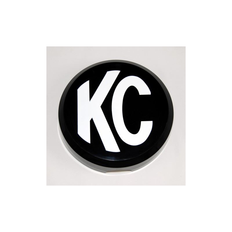 6" Plastic Cover - KC #5105 (Black with White