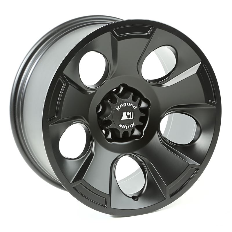 Drakon Wheel, 18x9, Black Satin; 07-21 Jeep JK/JL/