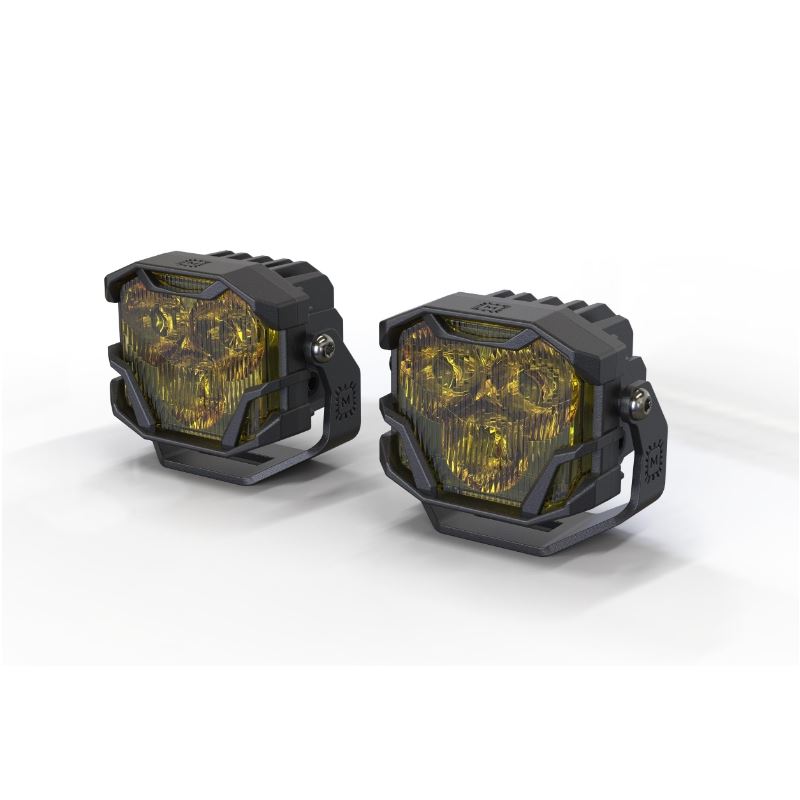 4Banger 2.0 HXB LED Pods (Flood / Yellow)(Set) (BA