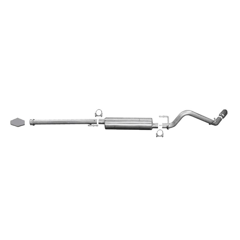 Cat Back Single Exhaust System, Stainless 618802