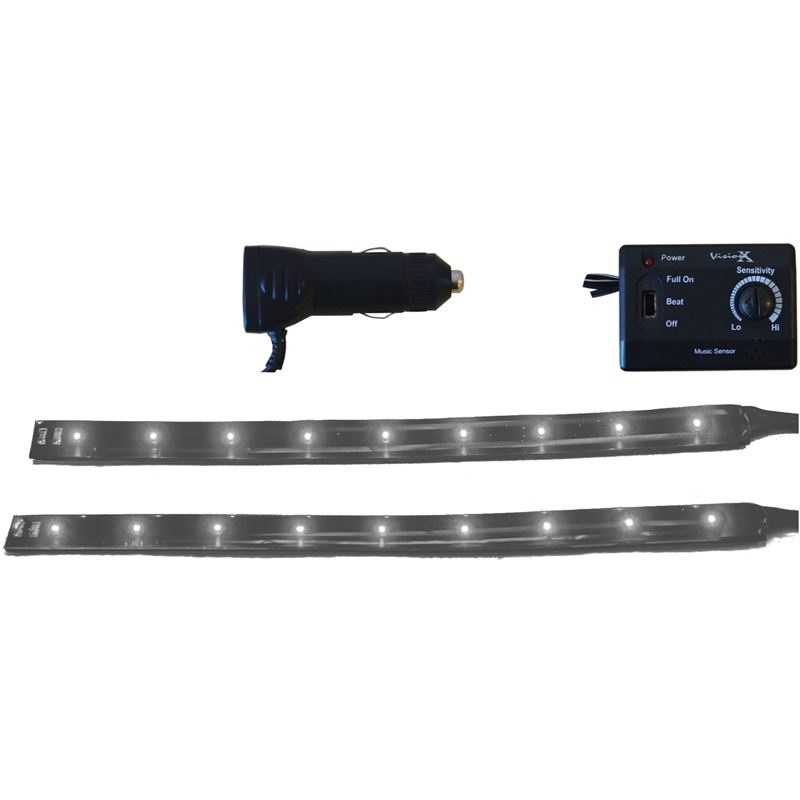 6" Twin Pack Flexible LED Bars Multi Color