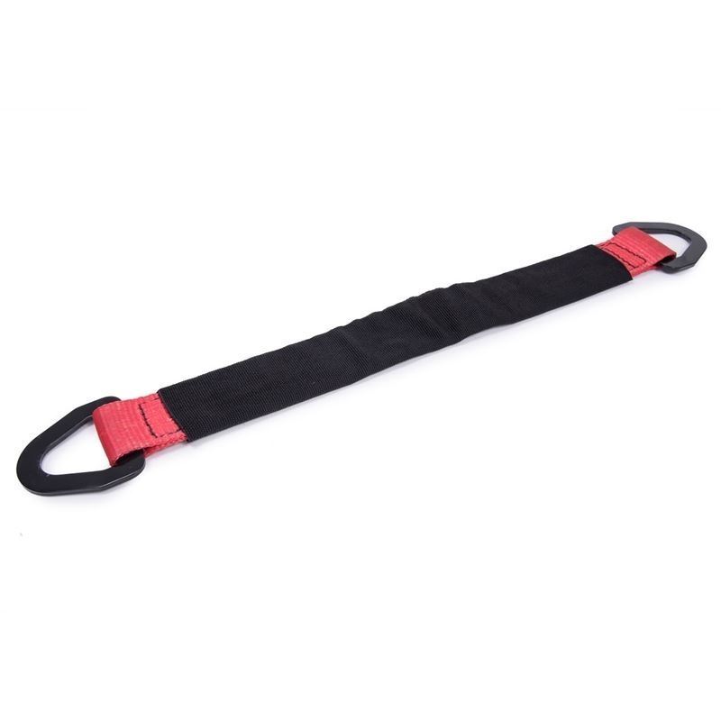 2 Inch x 24 Inch Axle Strap w/ D-Rings Red