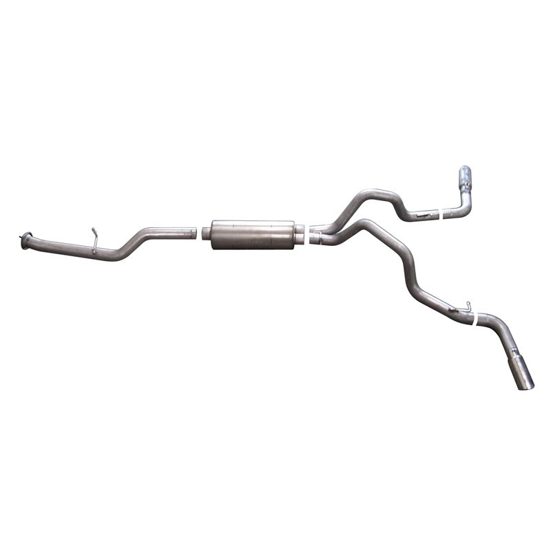 Cat Back Dual Extreme Exhaust System, Stainless 65