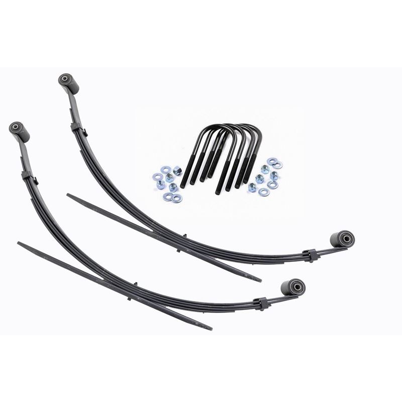 Rear Leaf Springs 4 Inch Lift Pair 99-04 Ford Supe