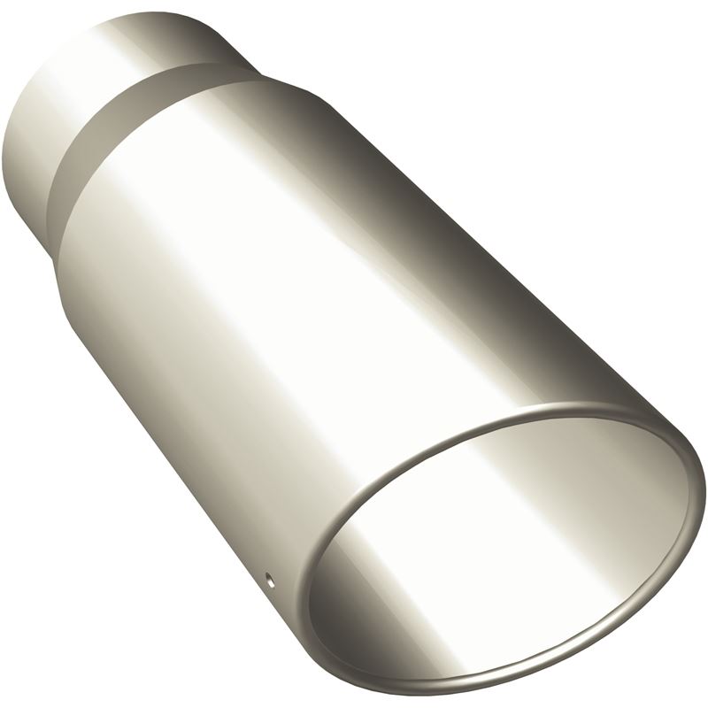 6in. Round Polished Exhaust Tip (35185)