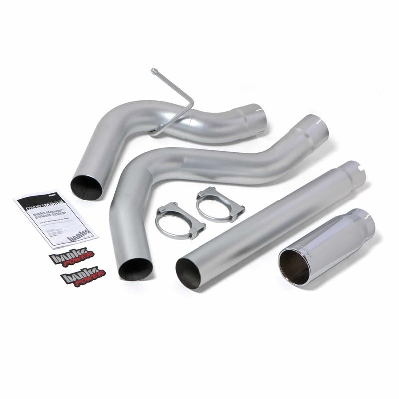 Monster Exhaust System, 3.5-Inch Single Exit, Chro