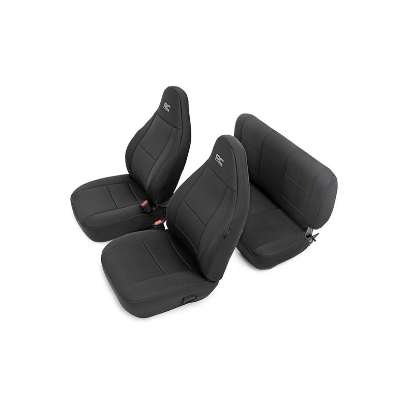 Seat Covers Front and Rear Jeep Wrangler TJ 4WD (1