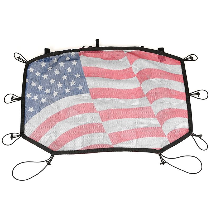 Eclipse Sun Shade, Front, American Flag; 07-16 Jee