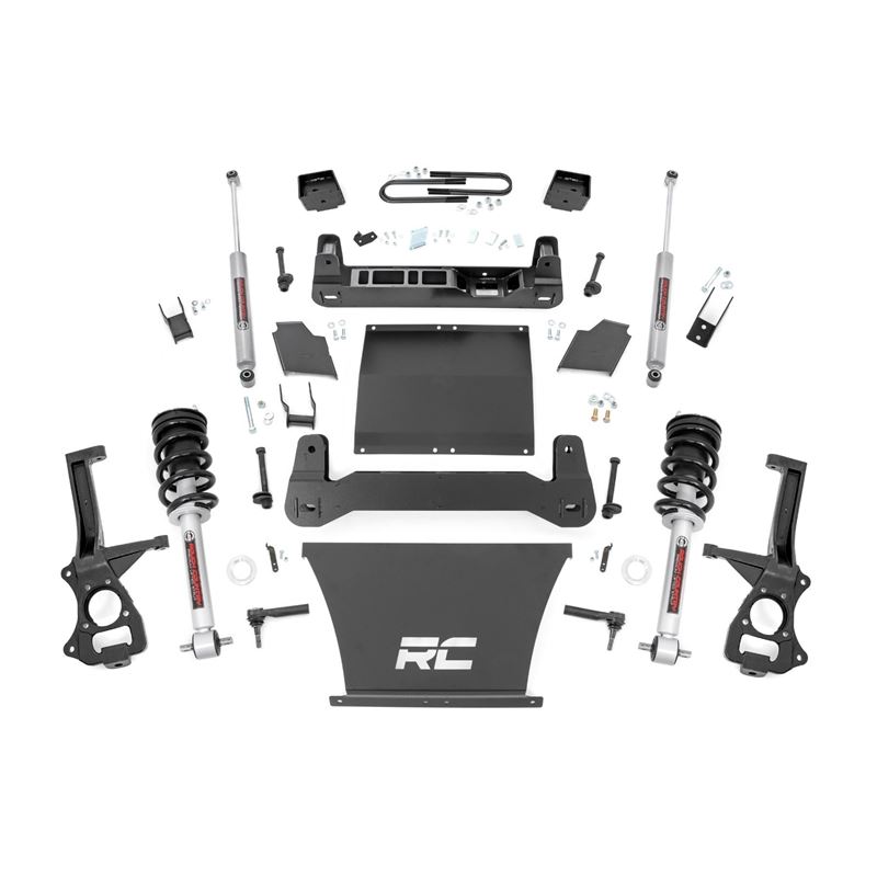 6 Inch Lift Kit Mono Leaf Rear N3 Struts GMC Sierr