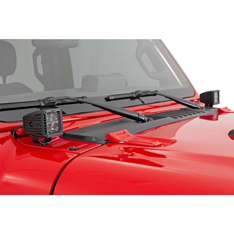 Jeep 2 Inch LED Cube Easy-Mount Kit 18-20 Wrangler