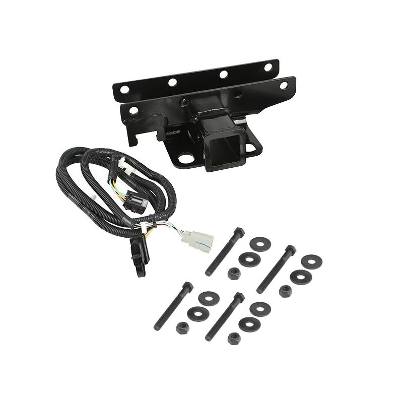 Receiver Hitch Kit with Wiring Harness; 07-16 Jeep