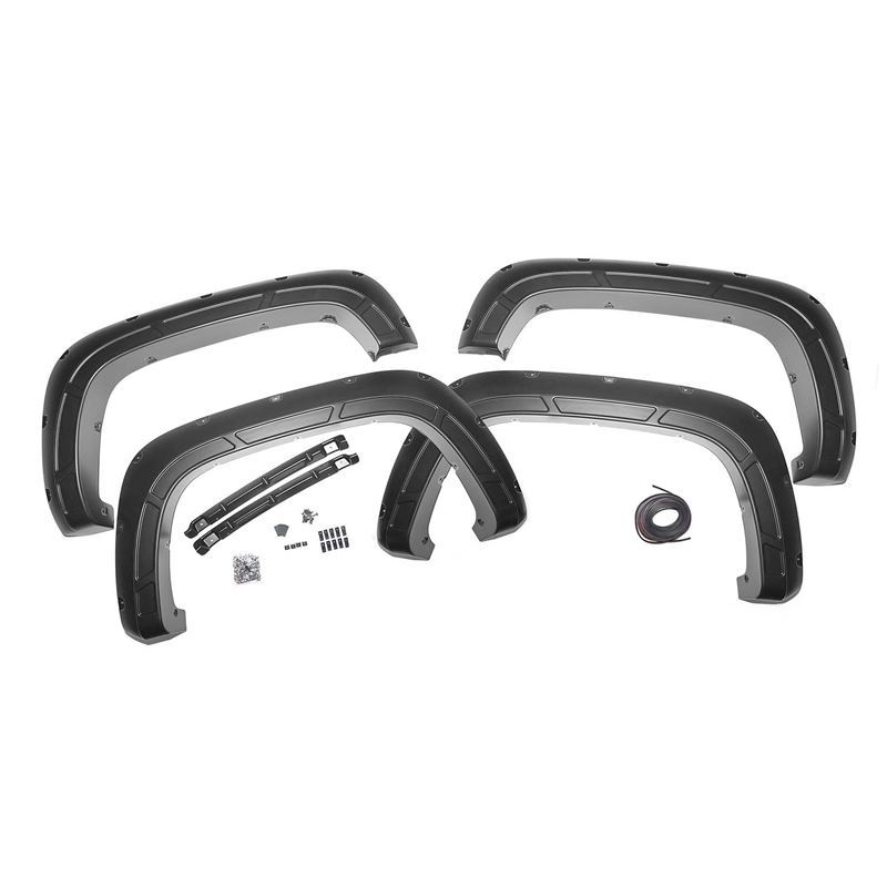 Fender Flares Defender GBA Black Chevy Silverado 2