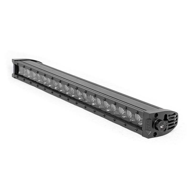 20 Inch Black Series LED Light Bar Single Row Cool